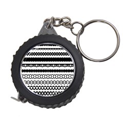 Love Heart Triangle Circle Black White Measuring Tapes