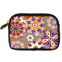 Flower Floral Sunflower Rainbow Frame Digital Camera Cases