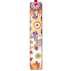 Flower Floral Sunflower Rainbow Frame Large Book Marks