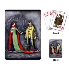 Beauty And The Beast Playing Card