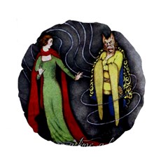 Beauty And The Beast Standard 15  Premium Round Cushions by athenastemple