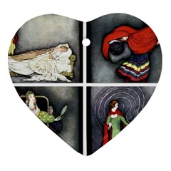 Fairy Tales Heart Ornament (two Sides) by athenastemple