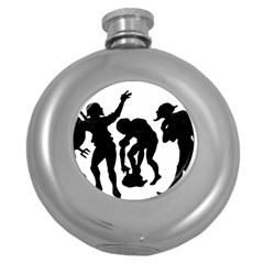 Seven Dwarfs Round Hip Flask (5 Oz)