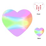 Abstract Background Colorful Playing Cards (Heart)  Front