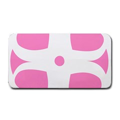 Love Heart Valentine Pink White Sweet Medium Bar Mats