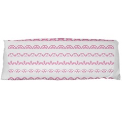 Pink Lace Borders Pink Floral Flower Love Heart Body Pillow Case (dakimakura)