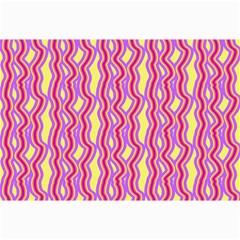 Pink Yelllow Line Light Purple Vertical Canvas 20  x 30  