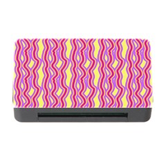 Pink Yelllow Line Light Purple Vertical Memory Card Reader With Cf by Alisyart