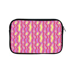 Pink Yelllow Line Light Purple Vertical Apple MacBook Pro 13  Zipper Case