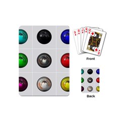 9 Power Buttons Playing Cards (mini)  by Simbadda