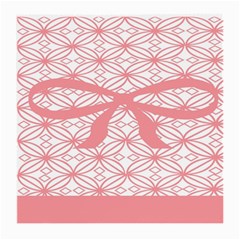 Pink Plaid Circle Medium Glasses Cloth (2-side) by Alisyart