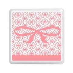 Pink Plaid Circle Memory Card Reader (square) 