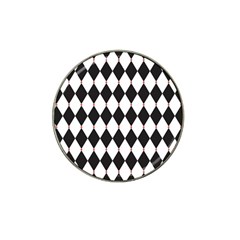 Plaid Triangle Line Wave Chevron Black White Red Beauty Argyle Hat Clip Ball Marker (10 Pack) by Alisyart