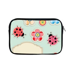 Buttons & Ladybugs Cute Apple Ipad Mini Zipper Cases by Simbadda