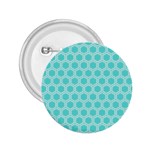 Plaid Circle Blue Wave 2.25  Buttons Front