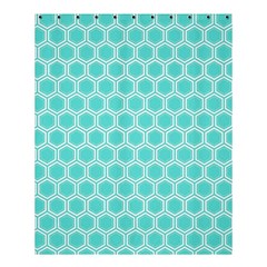 Plaid Circle Blue Wave Shower Curtain 60  X 72  (medium)  by Alisyart