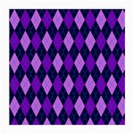 Plaid Triangle Line Wave Chevron Blue Purple Pink Beauty Argyle Medium Glasses Cloth Front