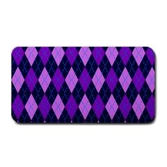 Plaid Triangle Line Wave Chevron Blue Purple Pink Beauty Argyle Medium Bar Mats by Alisyart