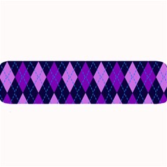 Plaid Triangle Line Wave Chevron Blue Purple Pink Beauty Argyle Large Bar Mats by Alisyart