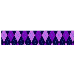 Plaid Triangle Line Wave Chevron Blue Purple Pink Beauty Argyle Flano Scarf (small) by Alisyart