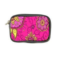 Pink Lemonade Flower Floral Rose Sunflower Leaf Star Pink Coin Purse