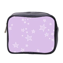 Star Lavender Purple Space Mini Toiletries Bag 2-side