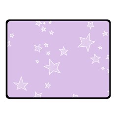 Star Lavender Purple Space Fleece Blanket (small)