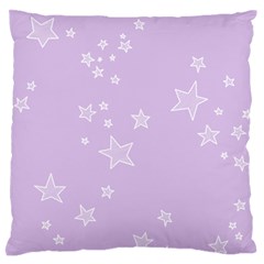 Star Lavender Purple Space Standard Flano Cushion Case (two Sides)