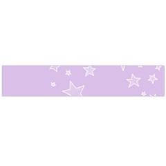 Star Lavender Purple Space Flano Scarf (large)