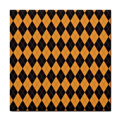 Plaid Triangle Line Wave Chevron Yellow Red Blue Orange Black Beauty Argyle Tile Coasters