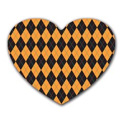 Plaid Triangle Line Wave Chevron Yellow Red Blue Orange Black Beauty Argyle Heart Mousepads by Alisyart