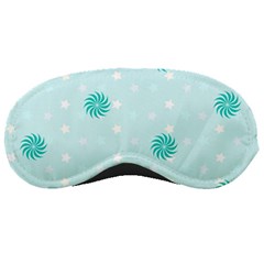 Star White Fan Blue Sleeping Masks