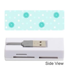 Star White Fan Blue Memory Card Reader (stick) 