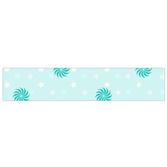 Star White Fan Blue Flano Scarf (small) by Alisyart