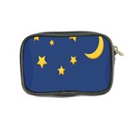 Starry Star Night Moon Blue Sky Light Yellow Coin Purse Back