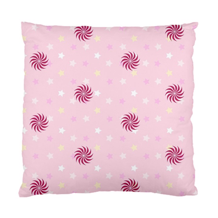 Star White Fan Pink Standard Cushion Case (Two Sides)