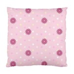 Star White Fan Pink Standard Cushion Case (Two Sides) Back