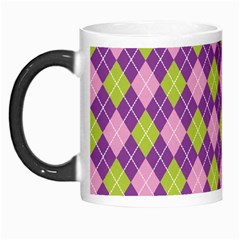 Plaid Triangle Line Wave Chevron Green Purple Grey Beauty Argyle Morph Mugs