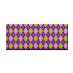 Plaid Triangle Line Wave Chevron Green Purple Grey Beauty Argyle Cosmetic Storage Cases Front