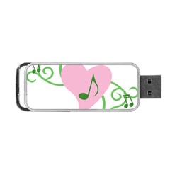Sweetie Belle s Love Heart Music Note Leaf Green Pink Portable Usb Flash (one Side)