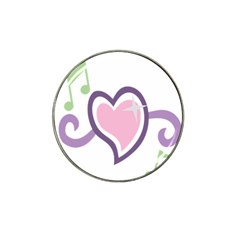 Sweetie Belle s Love Heart Star Music Note Green Pink Purple Hat Clip Ball Marker (10 Pack) by Alisyart