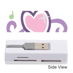 Sweetie Belle s Love Heart Star Music Note Green Pink Purple Memory Card Reader (stick) 