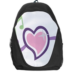 Sweetie Belle s Love Heart Star Music Note Green Pink Purple Backpack Bag by Alisyart