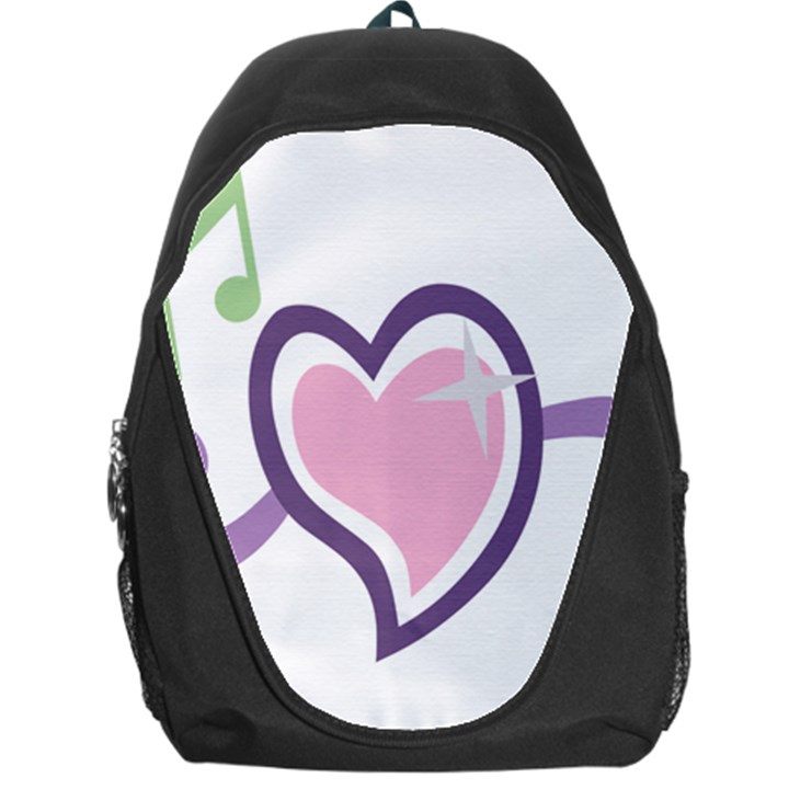 Sweetie Belle s Love Heart Star Music Note Green Pink Purple Backpack Bag