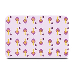 Tree Circle Purple Yellow Plate Mats by Alisyart