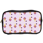 Tree Circle Purple Yellow Toiletries Bags 2-Side Back