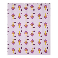 Tree Circle Purple Yellow Shower Curtain 60  X 72  (medium)  by Alisyart