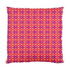 Roll Circle Plaid Triangle Red Pink White Wave Chevron Standard Cushion Case (one Side)