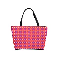 Roll Circle Plaid Triangle Red Pink White Wave Chevron Shoulder Handbags by Alisyart