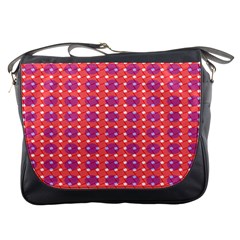 Roll Circle Plaid Triangle Red Pink White Wave Chevron Messenger Bags by Alisyart